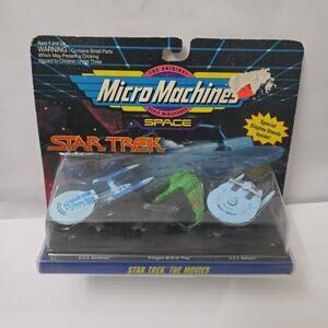 Vintage 1993 Micro Machines Star Trek Collection #2 The Movies Vehicle Set
